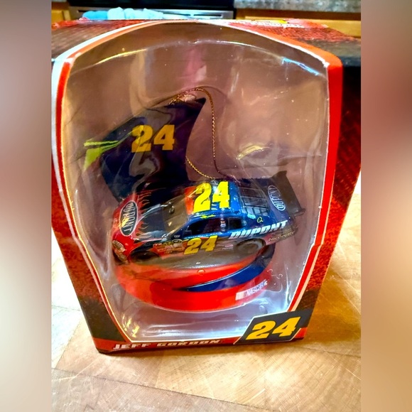 Nascar Other - 2008 Jeff Gordon #24 Race Car NASCAR Christmas Ornament New in Box